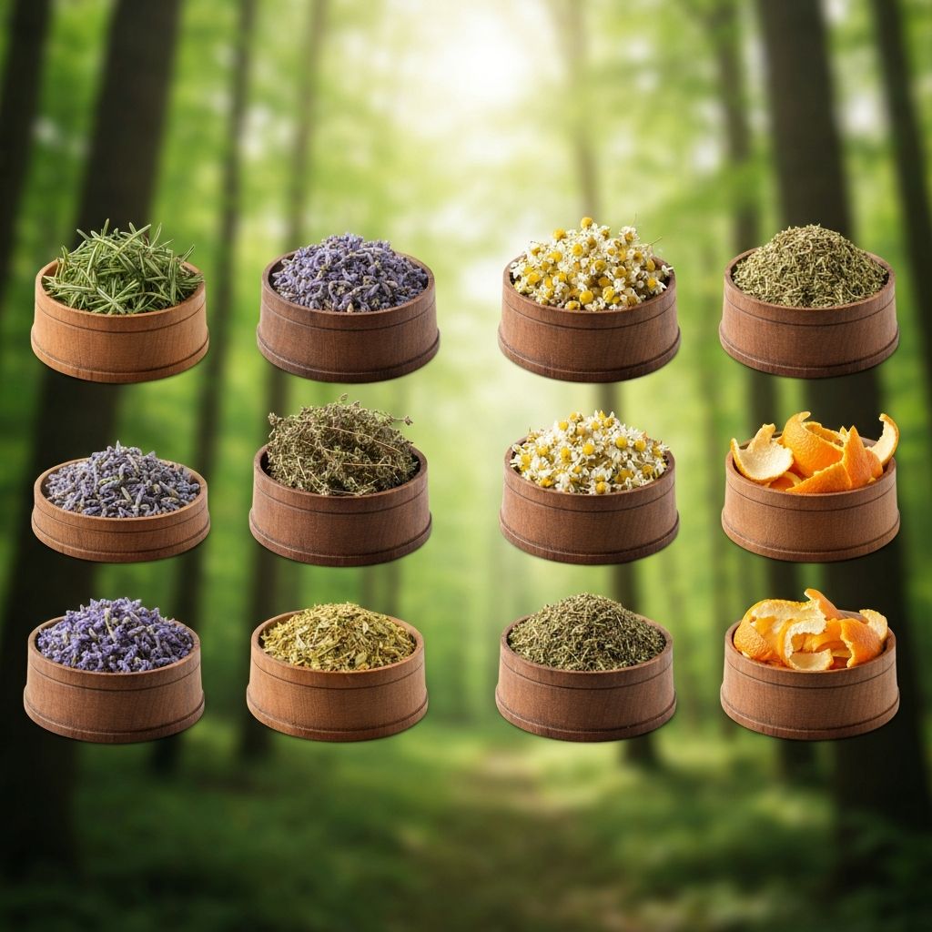 Dried herbs and botanical ingredients